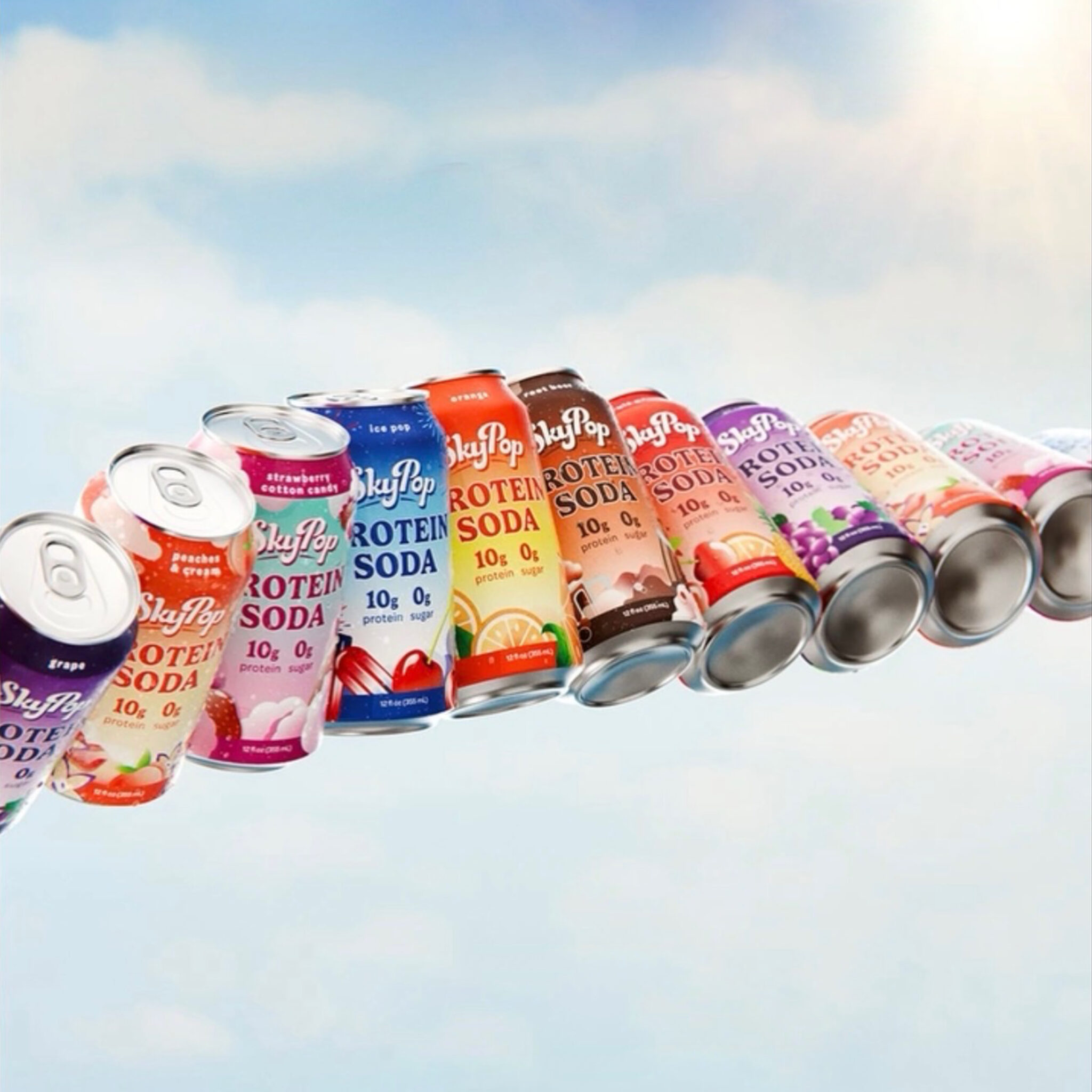 Protein Soda Pioneer Don't Quit Rebrands As SkyPop